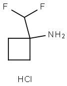 1-(二氟甲基)环丁烷-1-胺盐酸, 2060037-01-4, 结构式