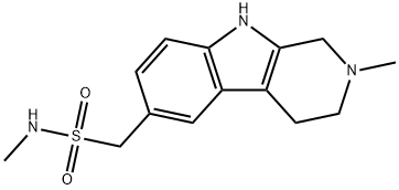 1H-Pyrido[3,4-b]indole-6-methanesulfonamide, 2,3,4,9-tetrahydro-N,2-dimethyl-, 2074614-56-3, 结构式