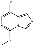 8-溴-5-(甲硫基)咪唑并[1,5-C]嘧啶, 2083628-75-3, 结构式