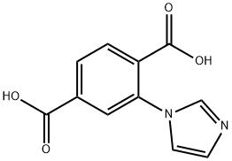 2-(1H-咪唑-1-基)-1,4-苯二甲酸, 2087947-57-5, 结构式