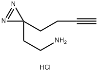 2-(3-(丁基-3-炔-1-基)-3H-二嗪-3-基)乙胺盐酸盐, 2089291-69-8, 结构式