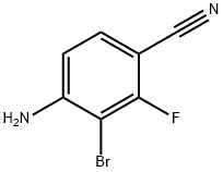 2-氟-3-溴-4-氨基苯腈, 2090323-74-1, 结构式