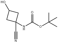 N-(1-氰基-3-羟基-环丁基)氨基甲酸叔丁酯, 2091531-88-1, 结构式