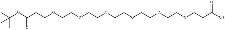 COOH-PEG6-COOTBU, 2093153-84-3, 结构式
