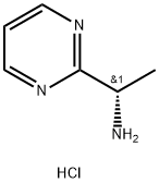 (S)-1-(pyrimidin-2-yl)ethan-1-amine hydrochloride, 2095456-37-2, 结构式