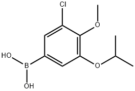 3-氯-5-异丙氧基-4-甲氧基苯基硼酸, 2096331-35-8, 结构式