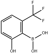 2-羟基-6-三氟甲基苯基硼酸, 2096333-79-6, 结构式