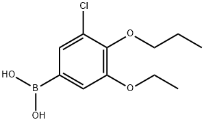 3-氯-5-乙氧基-4-丙氧基苯基硼酸, 2096338-74-6, 结构式