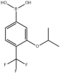 3-异丙氧基-4-(三氟甲基)苯基硼酸, 2096341-53-4, 结构式