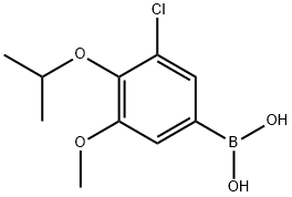 3-氯-4-异丙氧基-5-甲氧基苯基硼酸, 2096341-61-4, 结构式