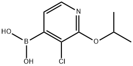 3-氯-2-异丙氧基吡啶-4-硼酸, 2096341-71-6, 结构式