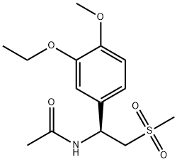 (S)-N-(1-(3-乙氧基-4-甲氧基苯基)-2-(甲基磺?；?乙基)乙酰胺, 2097600-16-1, 結(jié)構(gòu)式