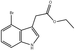 4-溴吲哚-3-乙酸乙酯, 2097800-22-9, 结构式