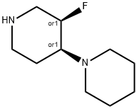 (3S,4R)-3-氟-1,4-联哌啶, 2102410-81-9, 结构式