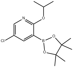 5-氯-2-异丙氧基吡啶-3-硼酸频哪醇酯, 2121511-57-5, 结构式