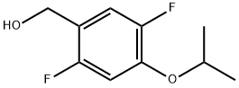 (2,5-二氟-4-异丙氧基苯基)甲醇, 2121514-71-2, 结构式