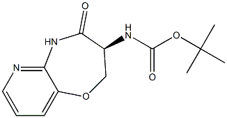 tert-butyl (S)-(4-oxo-2,3,4,5-tetrahydropyrido[3,2-b][1,4]oxazepin-3-yl)carbamate, 2124262-62-8, 结构式