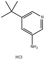 5-(叔丁基)吡啶-3-胺盐酸盐, 2135331-65-4, 结构式