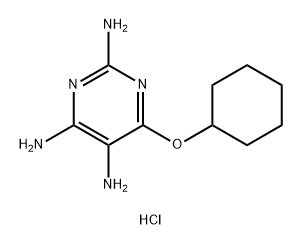 6-环己氧基-2,4,5-三氨基嘧啶盐酸盐, 2135613-82-8, 结构式