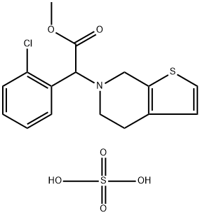 消旋氯吡格雷USP相关化合物B硫酸盐, 2137493-39-9, 结构式