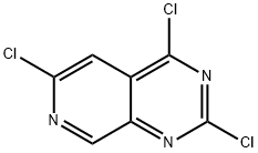 2,4,6-三氯吡啶并[3,4-D]嘧啶, 2143878-49-1, 结构式