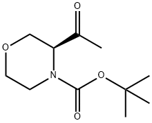 (S)-3-乙酰基嗎啉-4-甲酸叔丁酯, 2166202-37-3, 結(jié)構(gòu)式