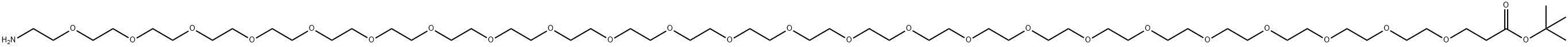 H2N-PEG24-CH2CH2COOtBu, 2170987-96-7, 結(jié)構(gòu)式