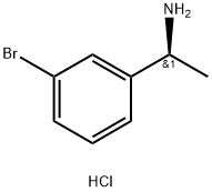 (S)-1-(3-溴苯基)乙胺盐酸盐, 2172274-44-9, 结构式