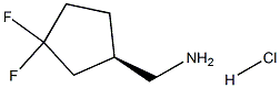 (1R)-3,3-二氟环戊基]甲胺盐酸盐, 2173052-22-5, 结构式