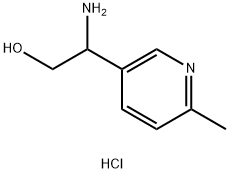 2-氨基-2-(6-甲基吡啶-3-基)乙烷-1-醇二鹽酸鹽, 2177259-11-7, 結(jié)構(gòu)式