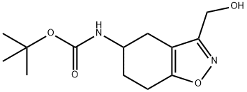 叔-丁基 (3-(羟甲基)-4,5,6,7-四氢苯并[D]异噻唑-5-基)氨基甲酯, 2177263-16-8, 结构式