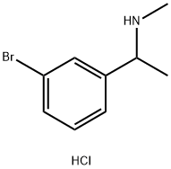 1-(3-溴苯基)-N-甲基乙胺盐酸, 2197556-55-9, 结构式