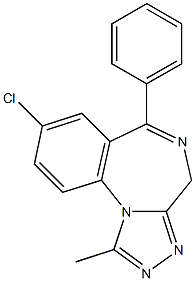 Alprazolam EP Impurity H, 2203515-05-1, 结构式