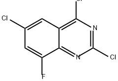 2,4,6-三氯-8-氟喹唑啉, 2205387-69-3, 結(jié)構(gòu)式
