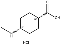 顺式-4-(甲氨基)环己烷甲酸盐酸盐, 2206112-18-5, 结构式