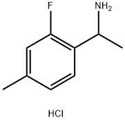 1-(2-氟-4-甲基苯基)乙烷-1-胺盐酸盐, 2206265-54-3, 结构式