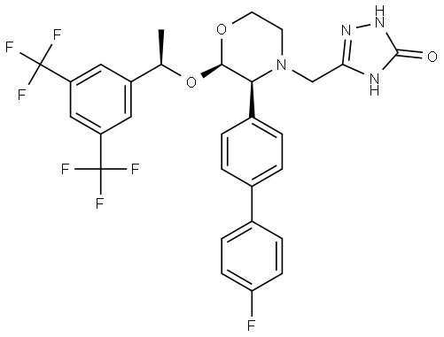 阿瑞匹坦EP杂质C, 2208275-99-2, 结构式