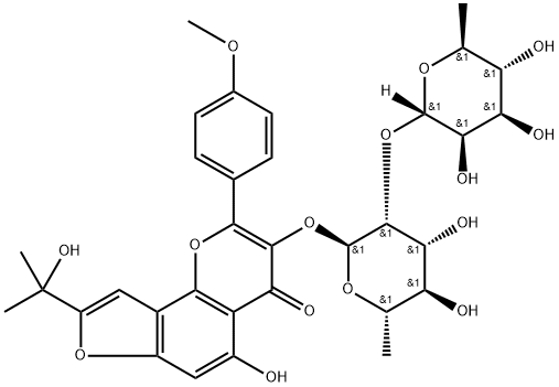 3"-O-Desmethylspinorhamnoside, 2220243-41-2, 结构式