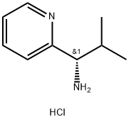 (S)-2-甲基-1-(吡啶-2-基)丙-1-胺二盐酸盐, 2222165-17-3, 结构式