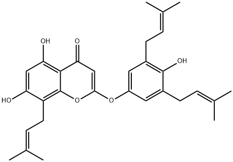 Epimedo<i></i>nin K, 2222285-85-8, 结构式