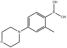 (2-甲基-4-吗啉代苯基)硼酸, 2225175-77-7, 结构式