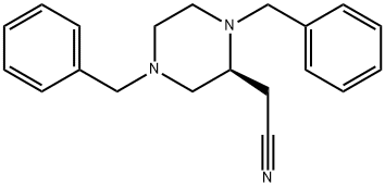 (S)-2-(1,4-二苄基哌嗪-2-基)乙腈, 2225787-92-6, 结构式