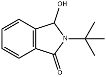 2-叔丁基-3-羟基-3H-异吲哚-1-酮, 86809-31-6, 结构式