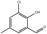 3-氯-2-羟基-5-甲基苯甲醛, 89938-53-4, 结构式