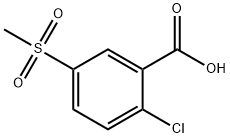 2-氯-5-(甲基磺酰基)苯甲酸, 89938-62-5, 結(jié)構(gòu)式