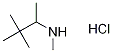 N,3,3-三甲基丁-2-胺盐酸盐, 89979-68-0, 结构式