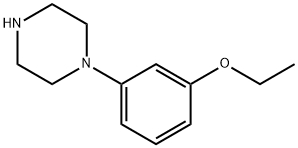 1-(3-乙氧基苯基)-哌嗪, 89989-06-0, 结构式