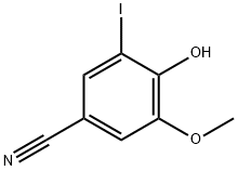 4-羟基-3-碘-5-甲氧基苯甲腈, 834907-45-8, 结构式