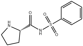 (S)-N-(苯磺酰基)吡咯烷-2-甲酰胺, 839711-69-2, 结构式