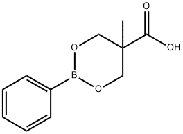5-甲基-2-苯基-1,3,2-二氧硼杂环-5-甲酸, 839720-60-4, 结构式